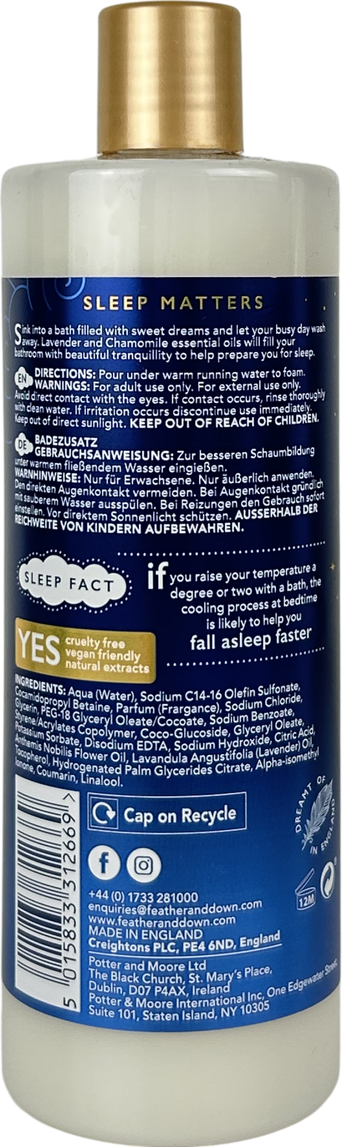 Feather & Down Sweet Dreams Bath Essence 500ml 500ml