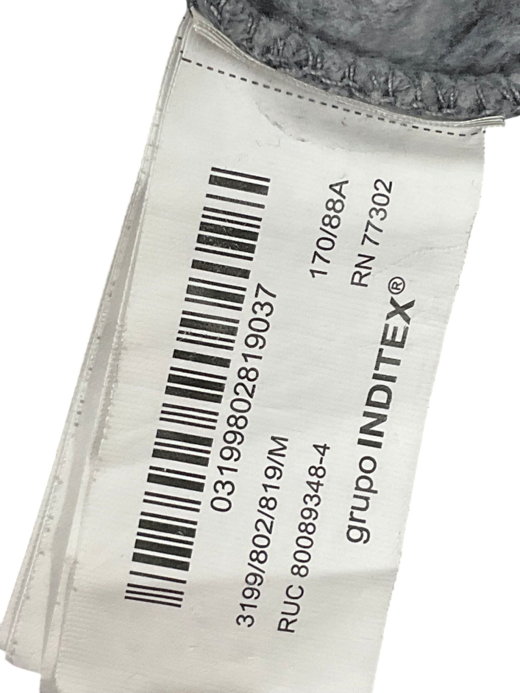 ZARA Grey Cotton Bomber Jacket UK S