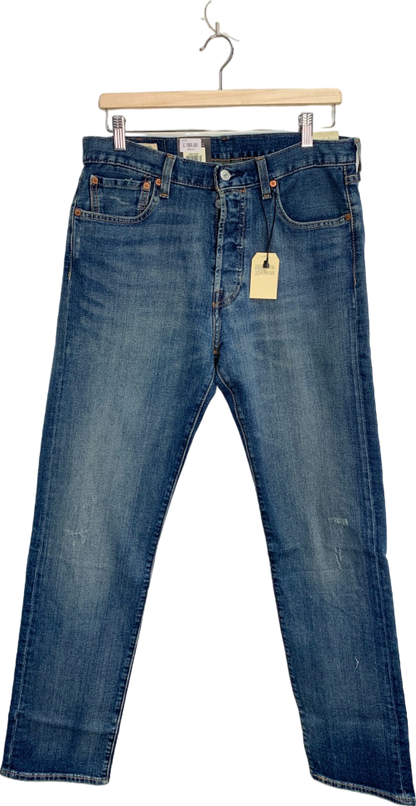 Levi's Blue 501 Original Stretch Jeans W 32 L 34