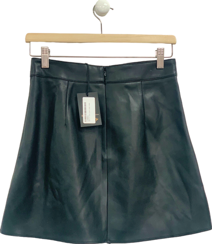 River Island Black Samantha Faiers Leather Skirt UK 6