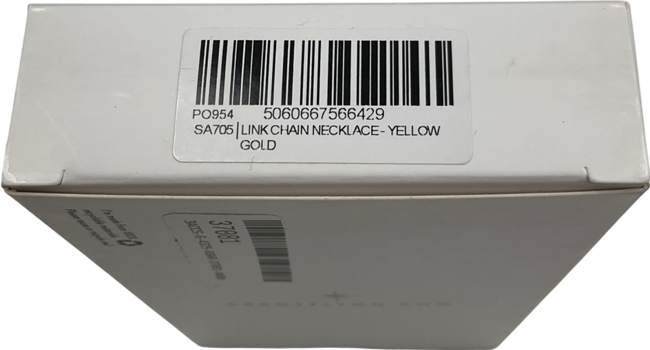 Abbott Lyon Metallic Paperclip Chain Necklace (gold) One Size