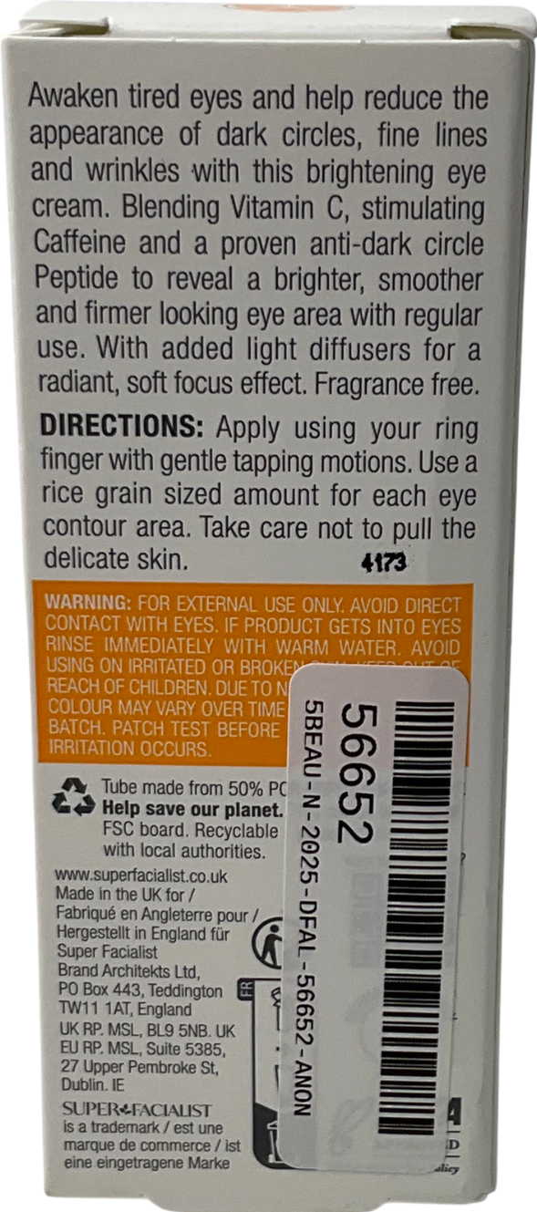 Super Facialist Vitamin C+ Dark Circles Eye Cream 15ml