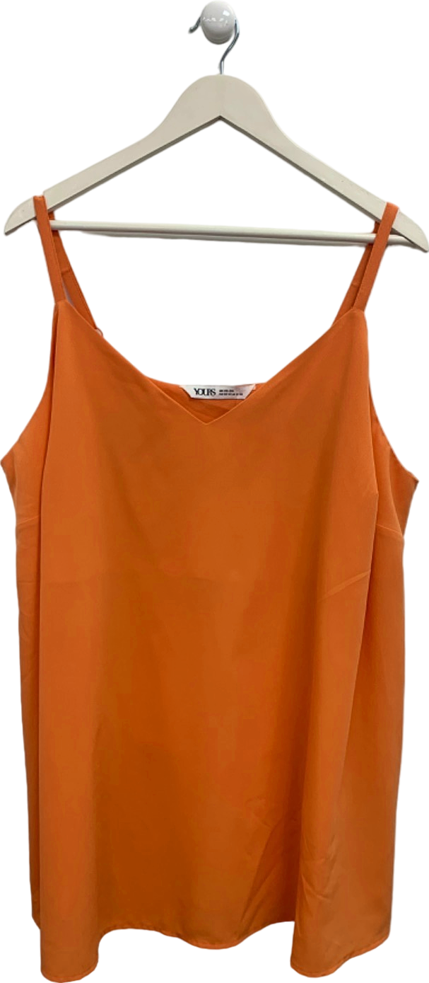 Yours Orange Cami Top UK 22-24