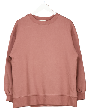 WAT. THE BRAND Brown Relaxed Oversize Fit Sweatshirt UK 8
