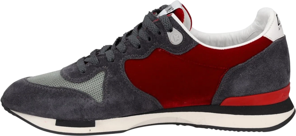 GOLDEN GOOSE Col P3 Star Red Velvet /black Star Running Trainers UK 7 EU 40