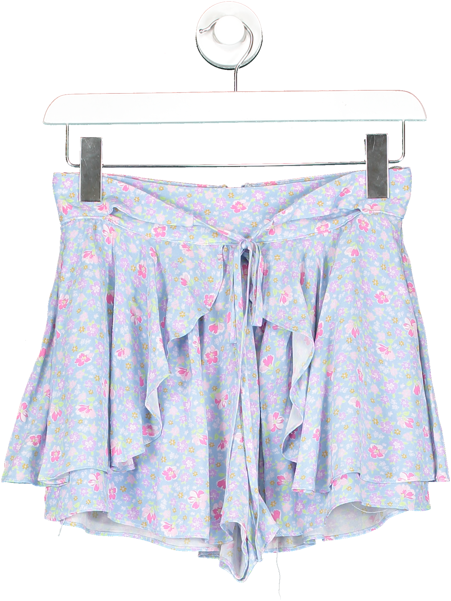 Majorelle Blue Floral Skort UK XXS