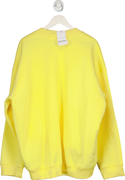 Monochrome Yellow Oversize Sweatshirt UK Onesize