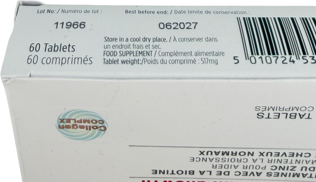 vivacal Healthy Hair Vitamins 60 Tablets X60