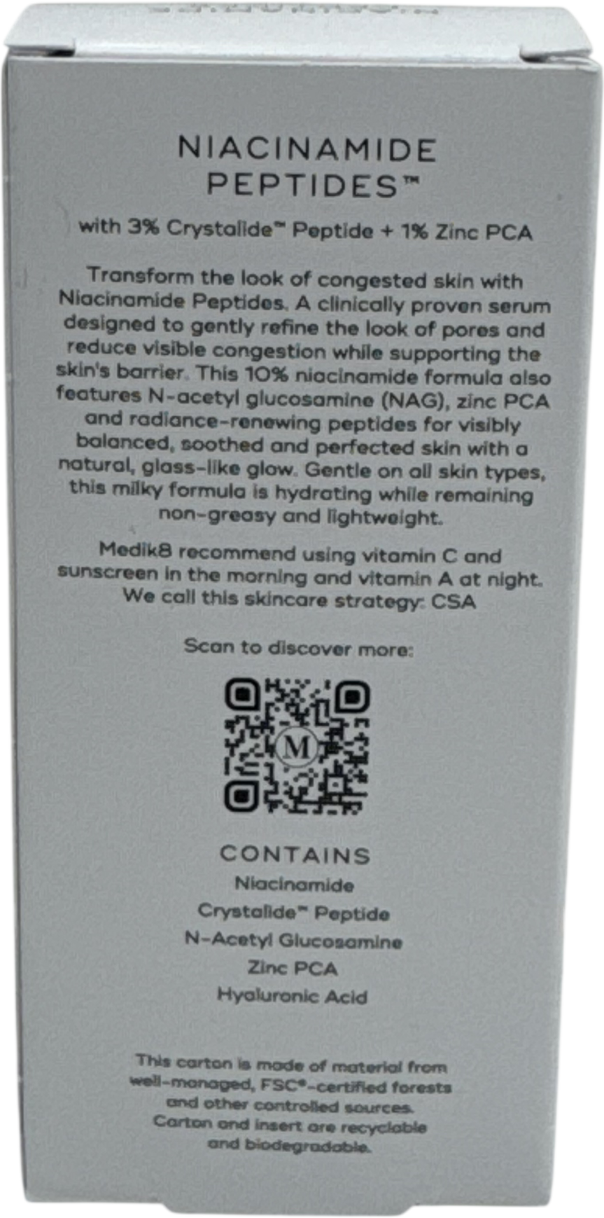 medik8 Niacinamide Peptides 30ml