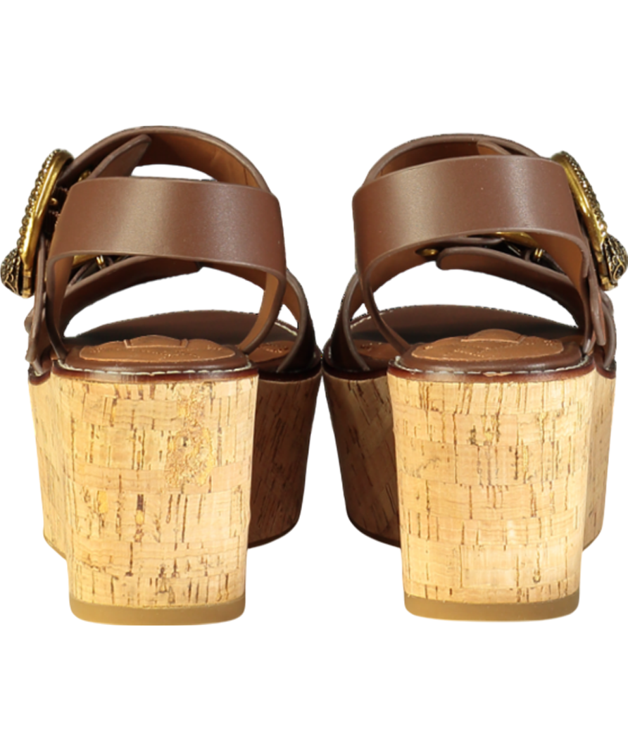 Kurt Geiger Brown Mayfair Flatform Sandals UK 6 EU 39 👠