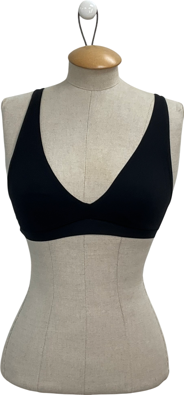 Lounge Underwear Black No Underwire Bra UK S