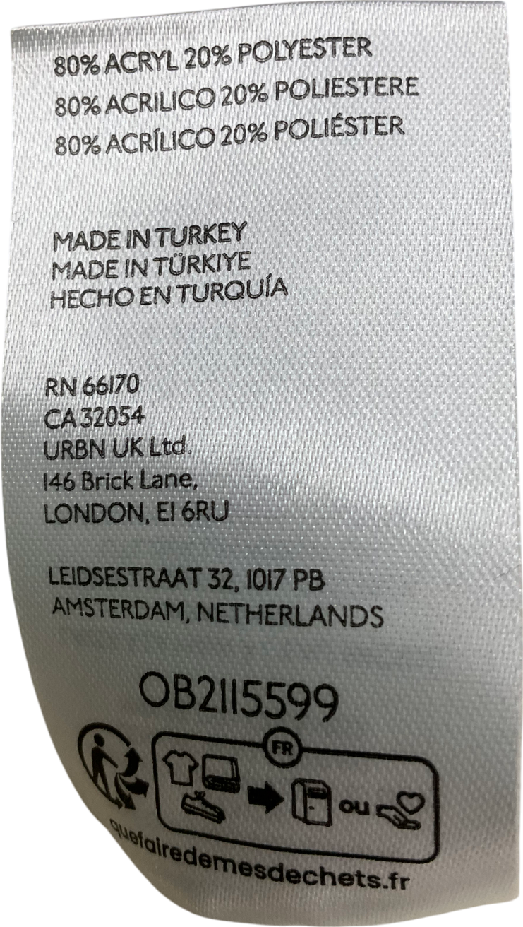 Free People Cream Knitted Tie Front Cardigan UK S