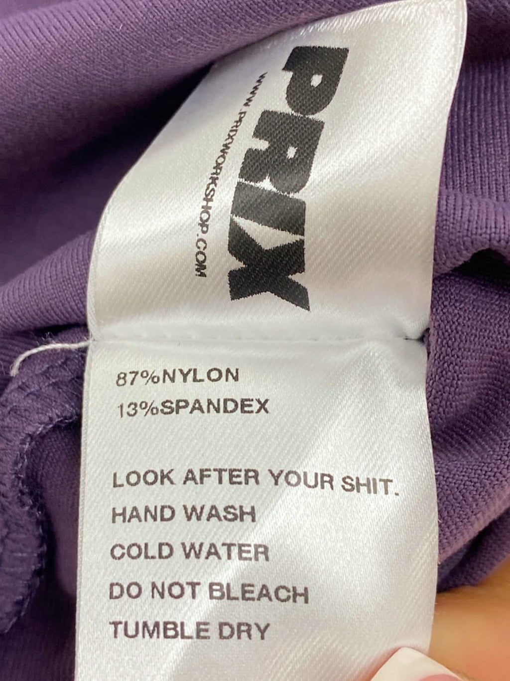 PRIX Purple Mini Skirt XS