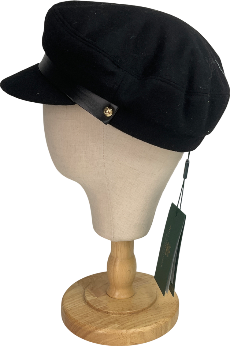Holland Cooper Black Bretton Hat UK M