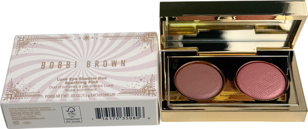 Bobbi Brown Luxe Eye Shadow Duo Sparkling Pink 1.5g