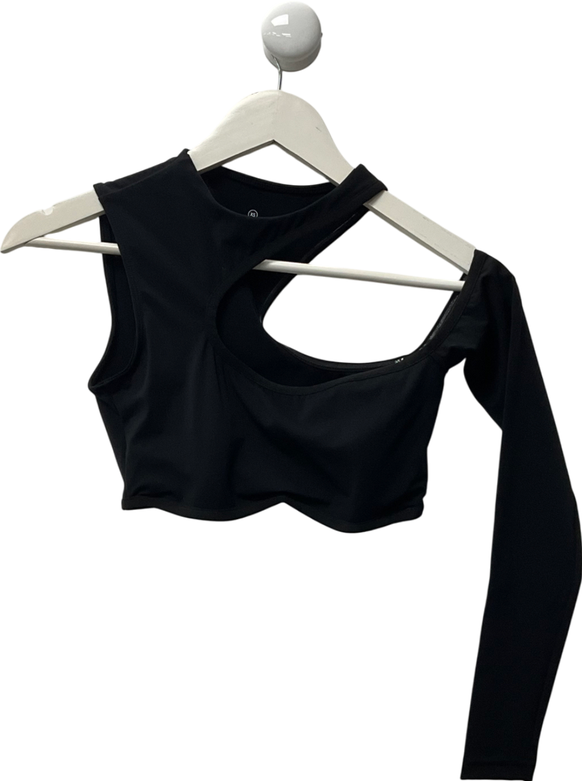 Sweaty Betty Black Cut Out Top UK XS