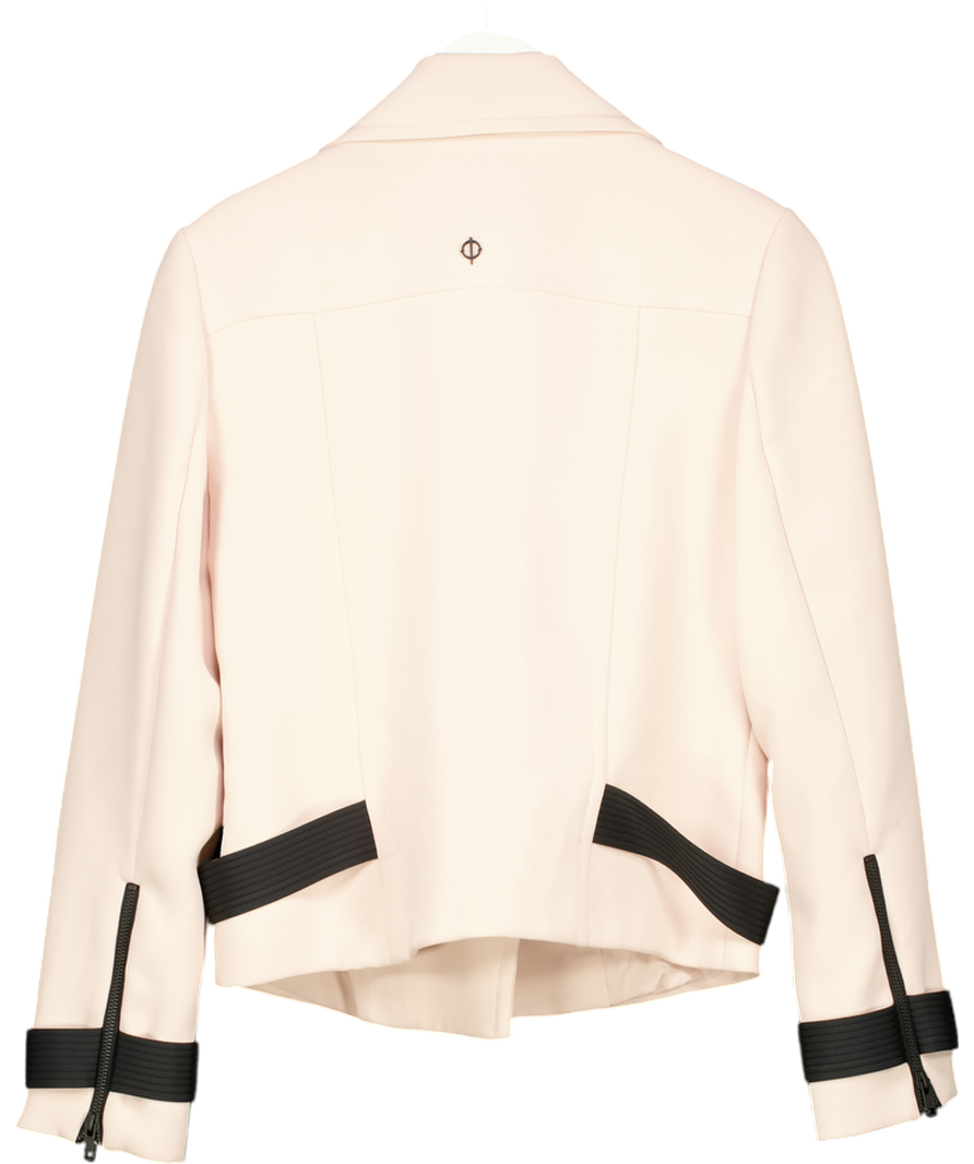 Outline Nude Contrast Zip Jacket UK 10