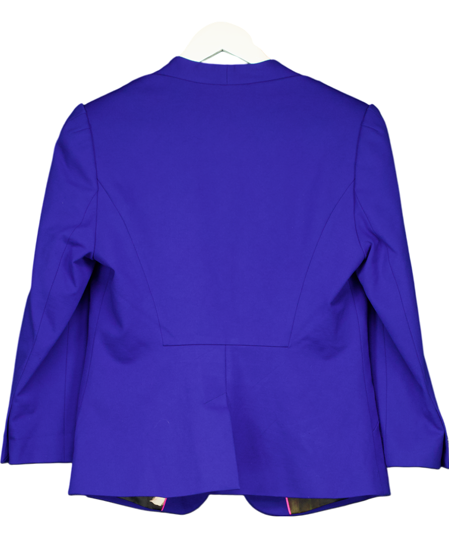 Ted Baker Blue Single Breasted Blazer UK 14
