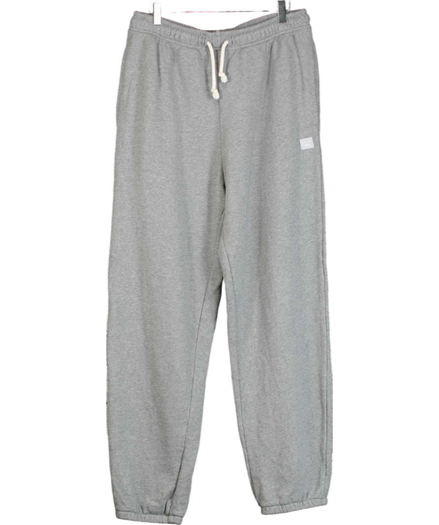 Acne Studios Grey Melange Drawstring Sweatpants UK M