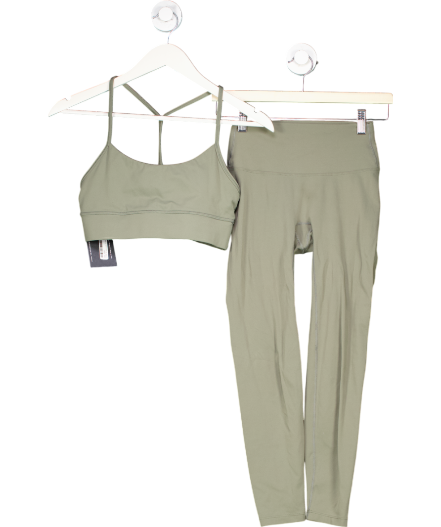 Adanola Green Ultimate Leggings And Sports Bra UK S