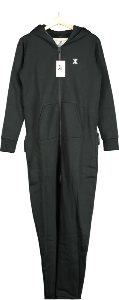 OnePiece Black Zip-Up Jumpsuit UK S