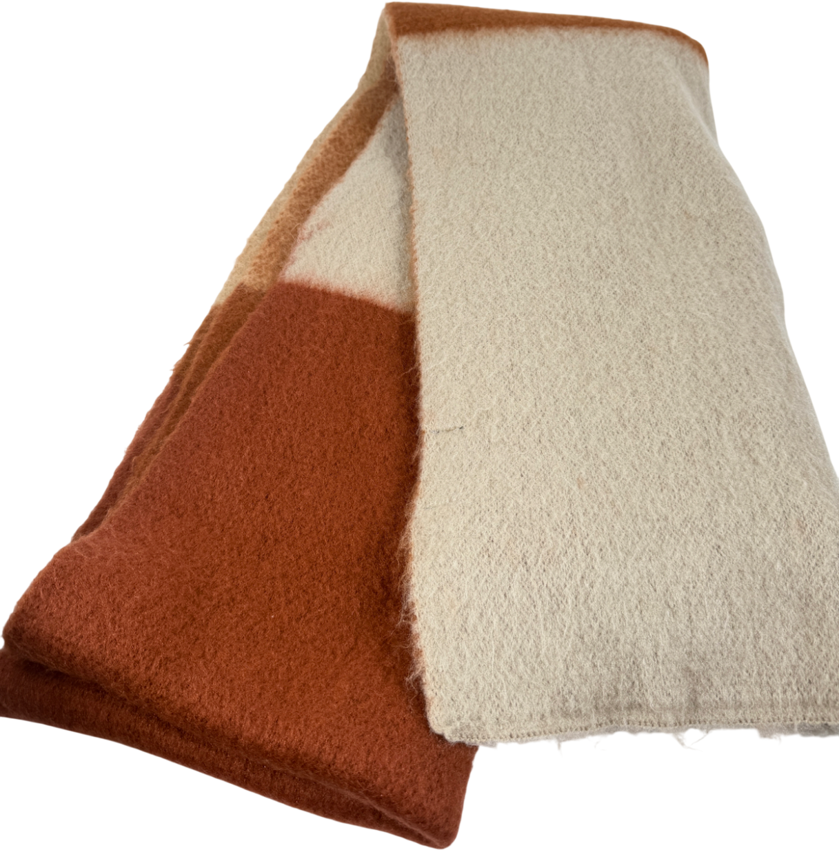 ZARA Brown Chunky Knit Scarf UK M
