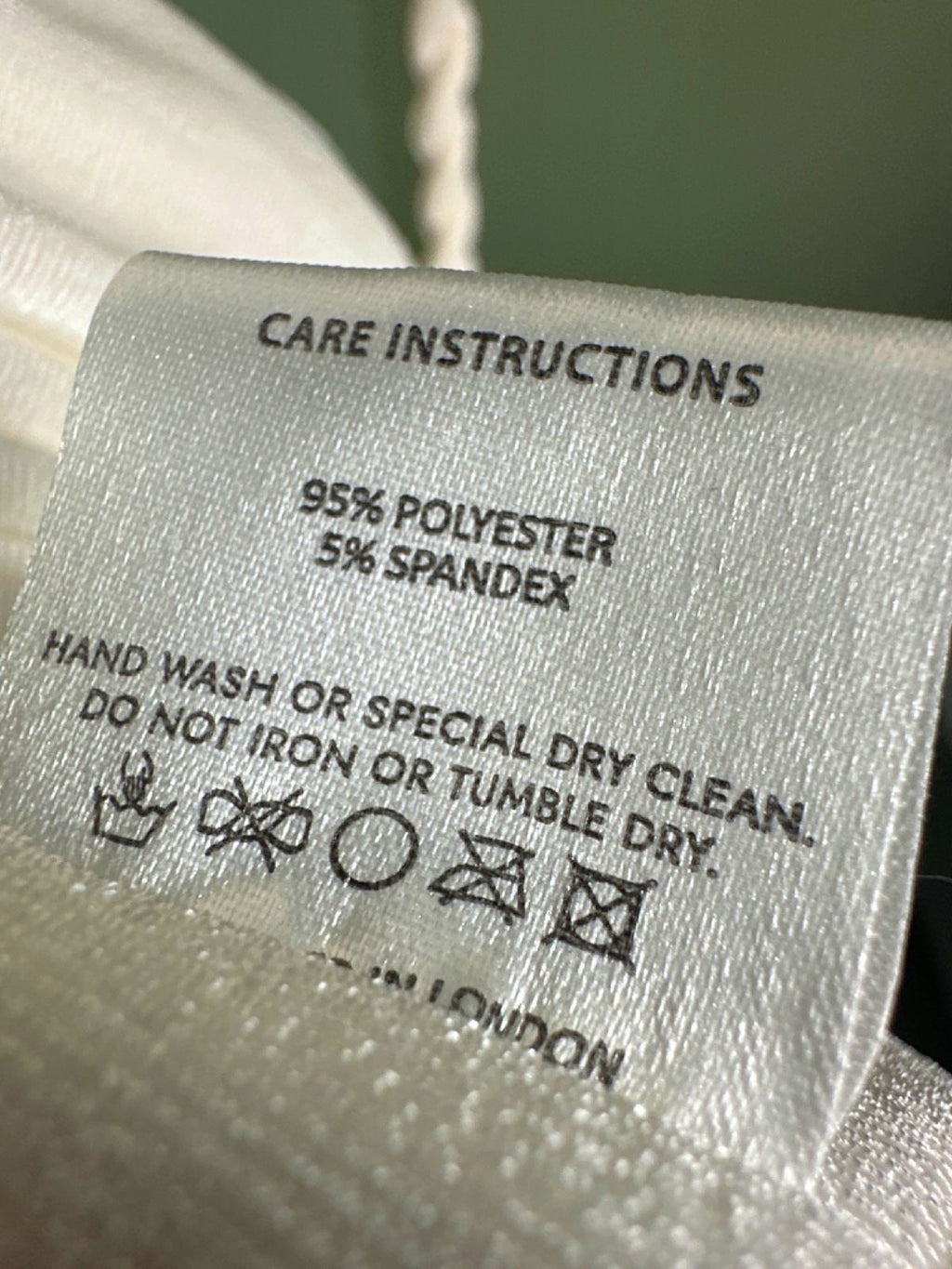 KHANUM’S Ivory Ruched Dress UK XS