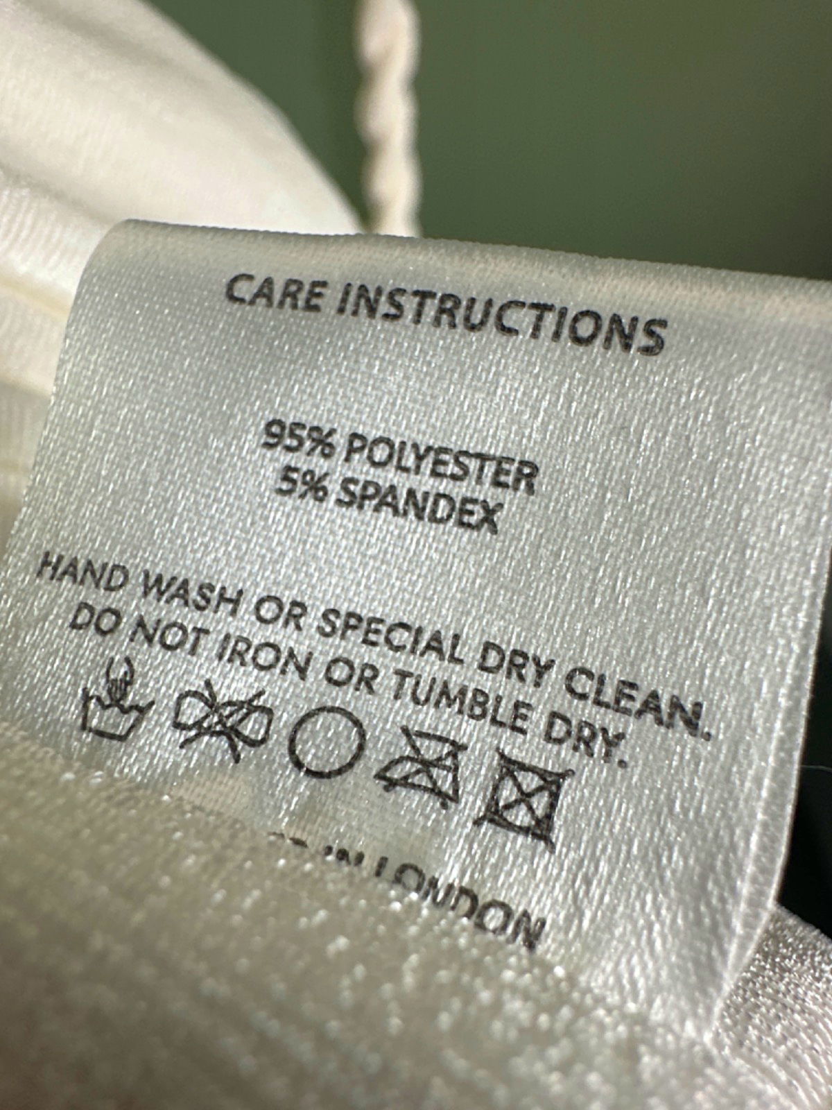 KHANUM’S Ivory Ruched Dress UK XS