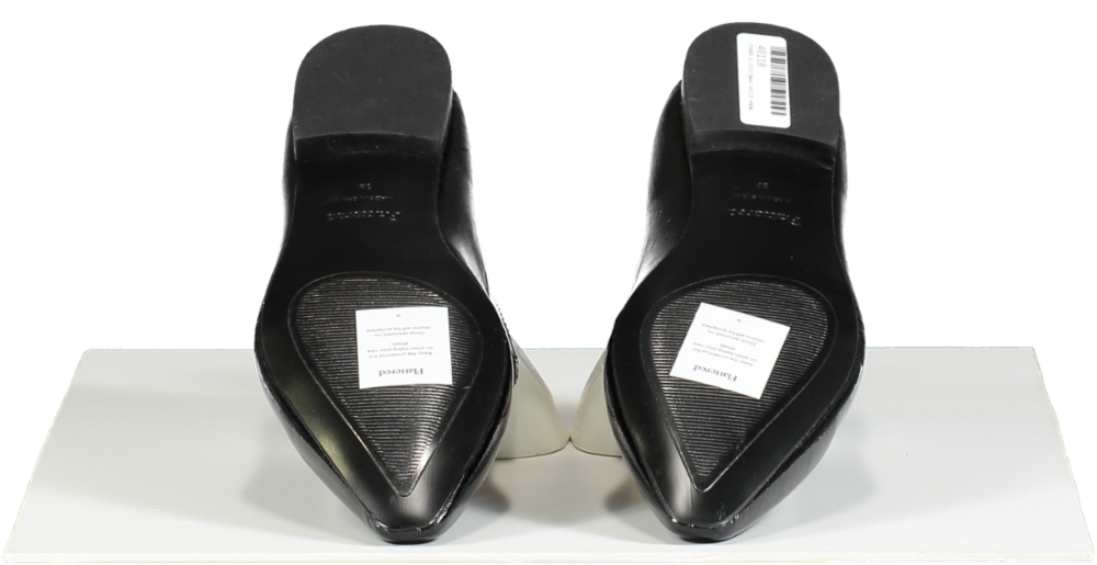 FLATTERED Camila Black Leather Patent Mary Jane Shoes UK 5