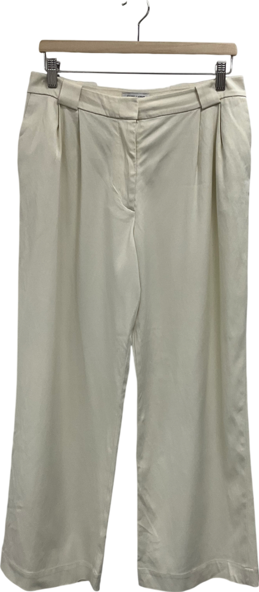 & Other Stories Cream Tailored Trousers UK 10