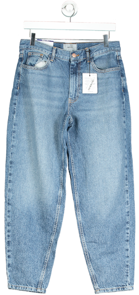 New Look Blue Denim Barrel Leg Jean UK 10