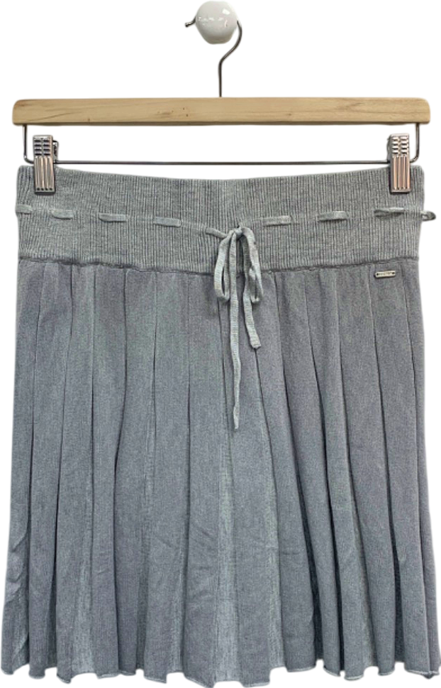 Lounge Grey Pleated Skirt UK M