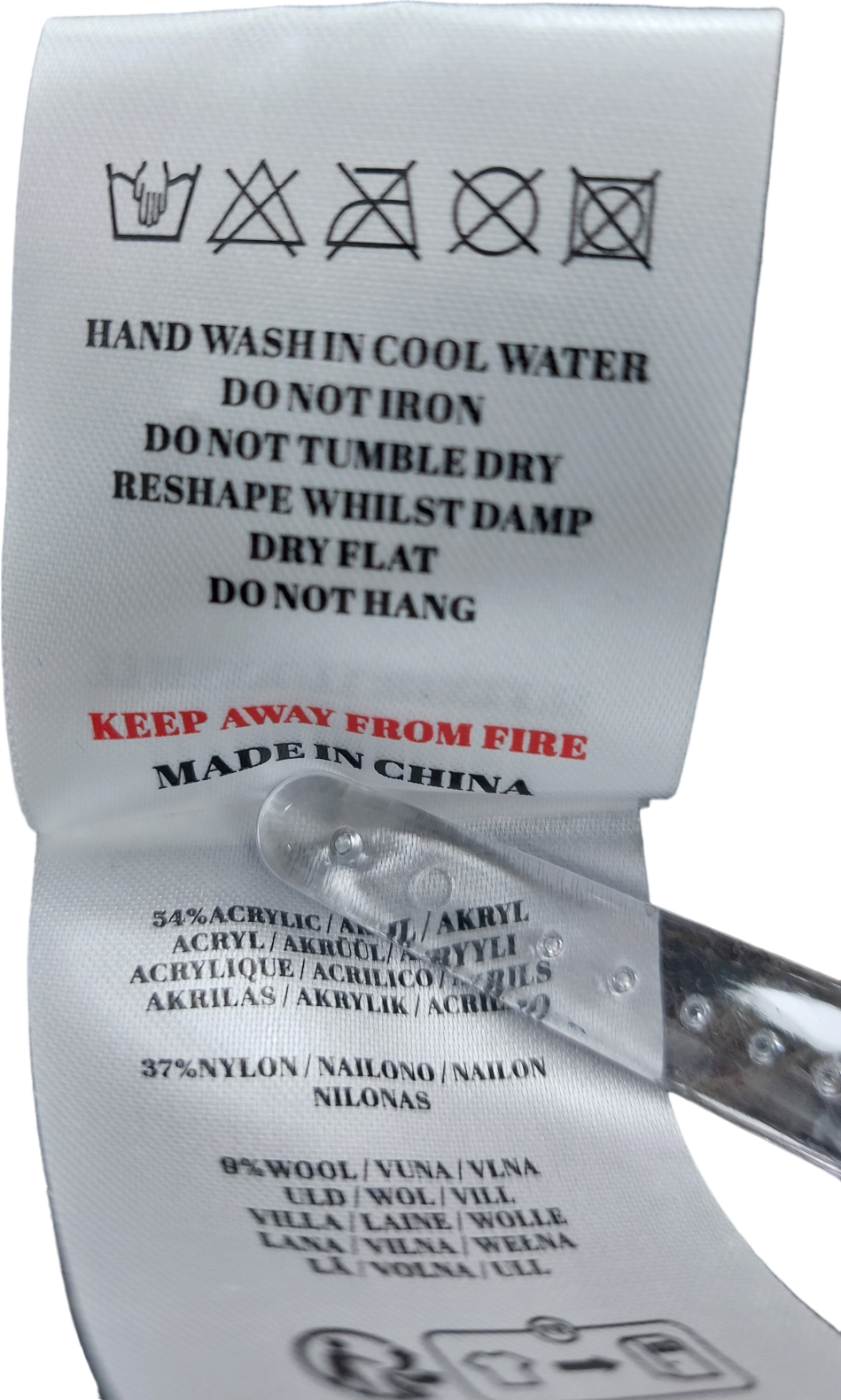 The Couture Club Grey Emblem Plaited Oversize Knit Jumper UK M