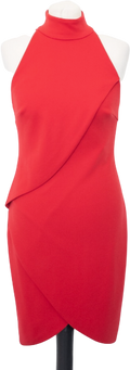 BAILEY 44 Red Bodycon Orel Tulip Hem Dress UK M
