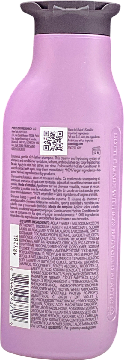 pureology Pureology Hydrate Moisturising Shampoo 266ml