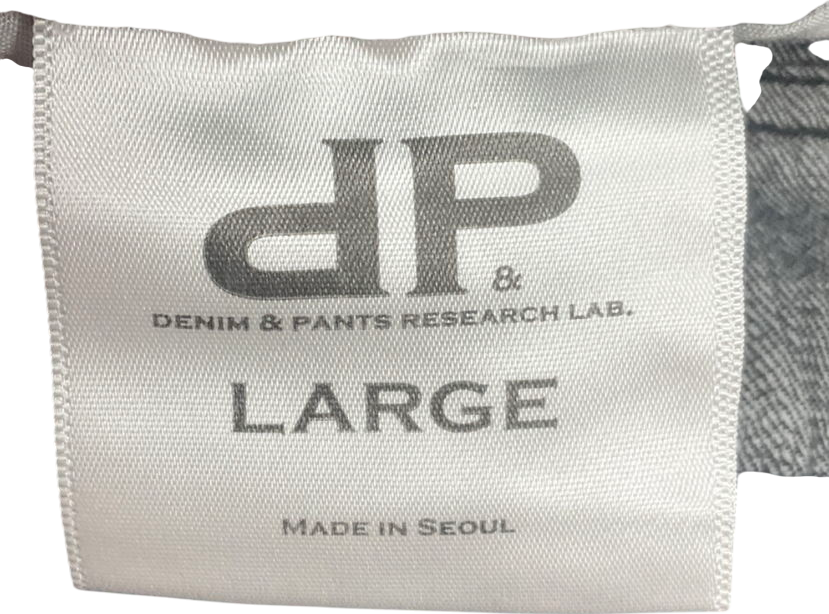 DRL Black Baggy Wide Leg Jeans UK L