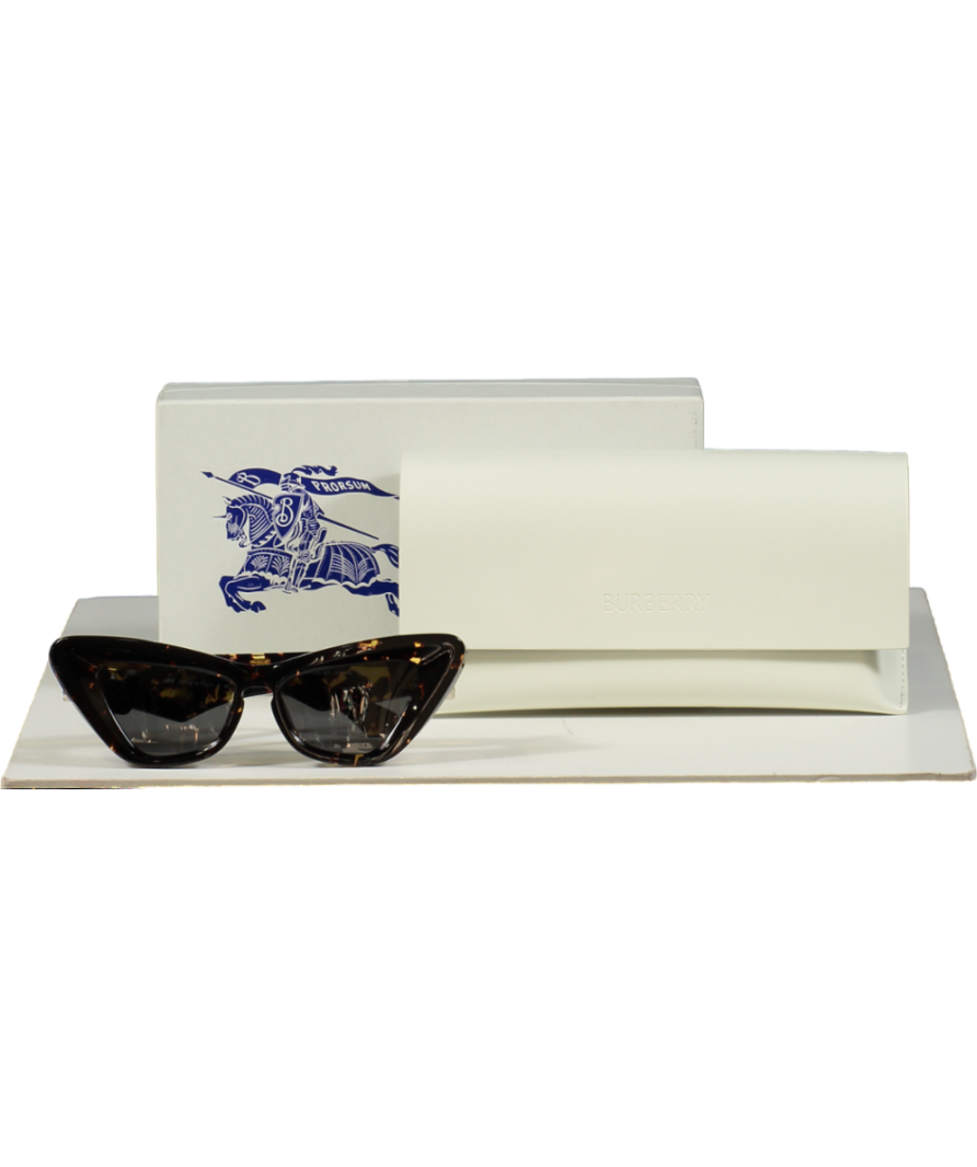 Burberry Brown Dark Havana BE4421UBE Sunglasses in case