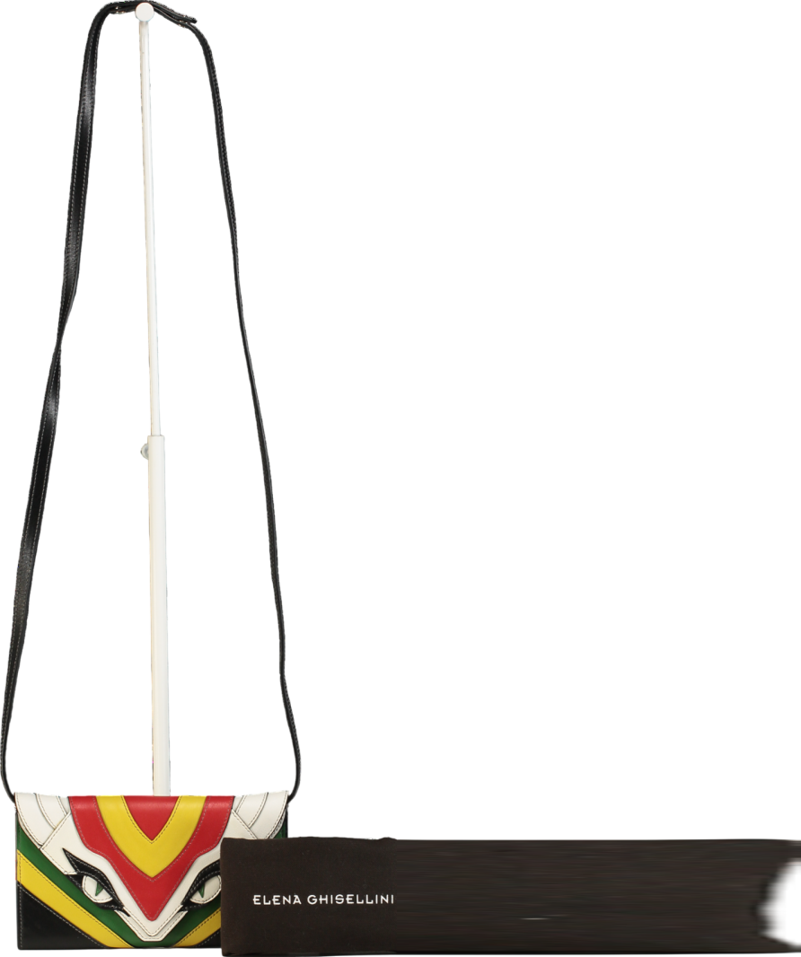 elena ghisellini Multicoloured Animal Print Cross Body Bag