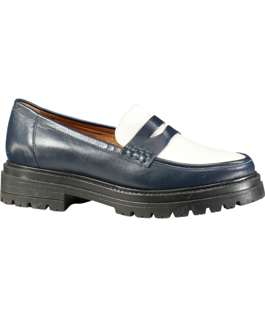 Sezane Blue Albane Loafers UK 8 EU 41 👠