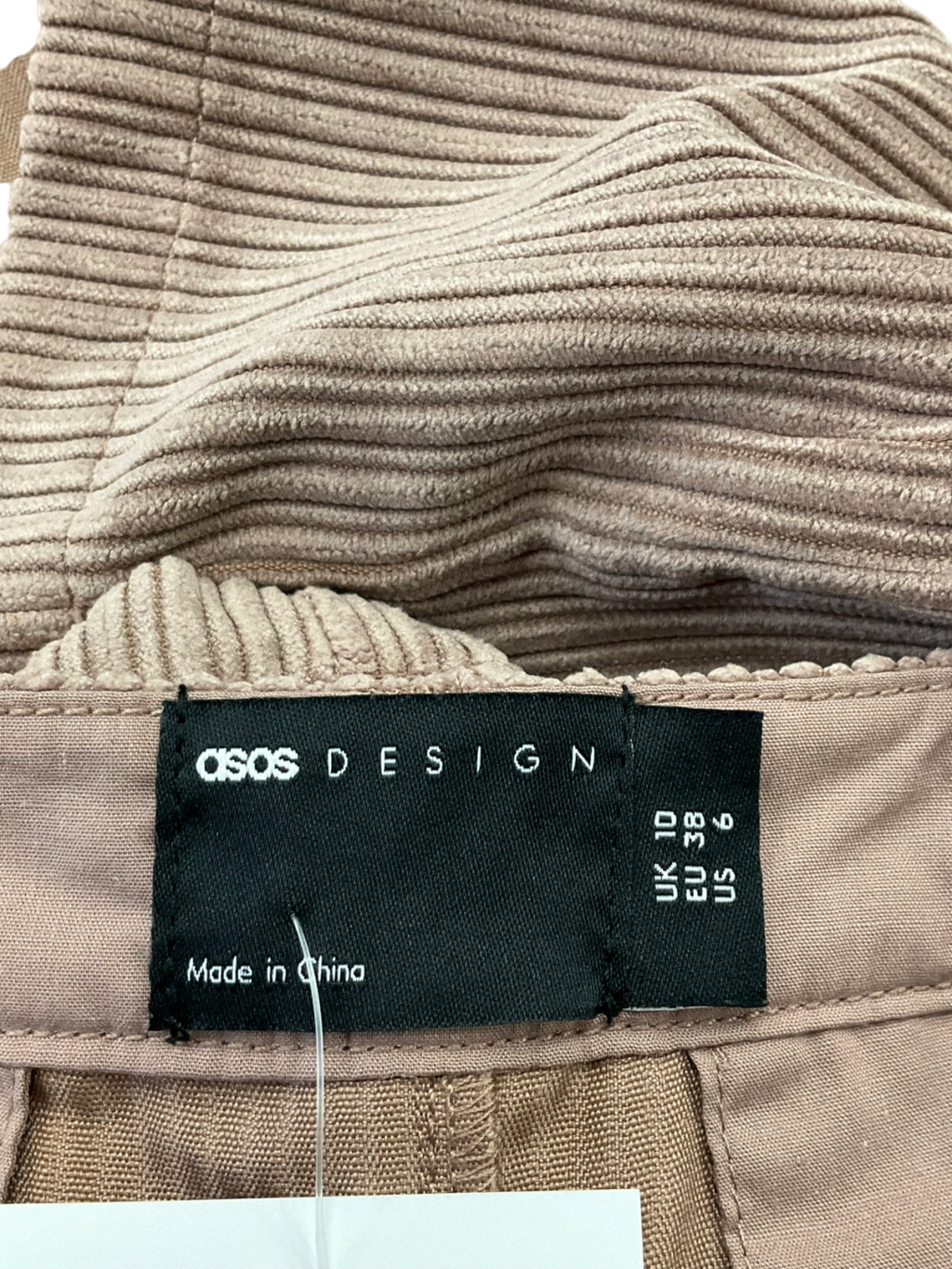 ASOS Brown Belted Micro Mini Skirt UK 10