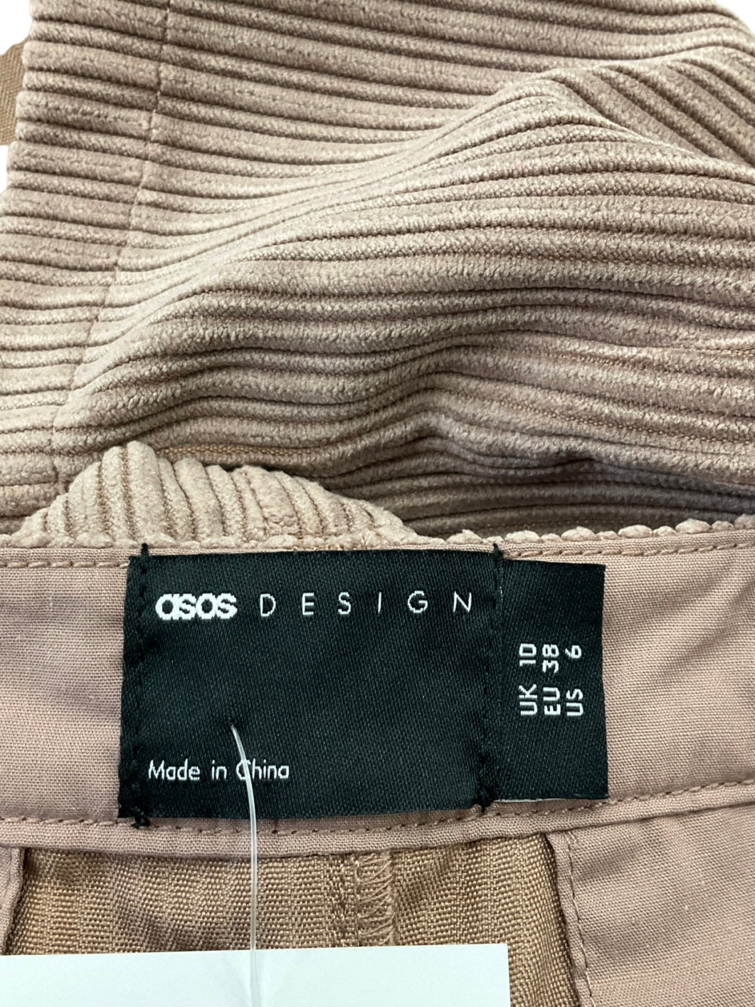 ASOS Brown Belted Micro Mini Skirt UK 10