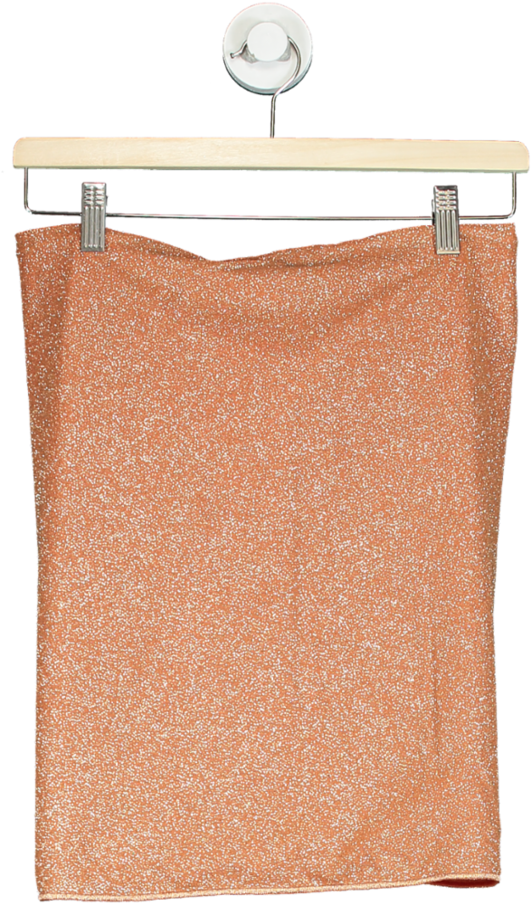 Osèree Orange Glitter Swim Skirt UK S/M