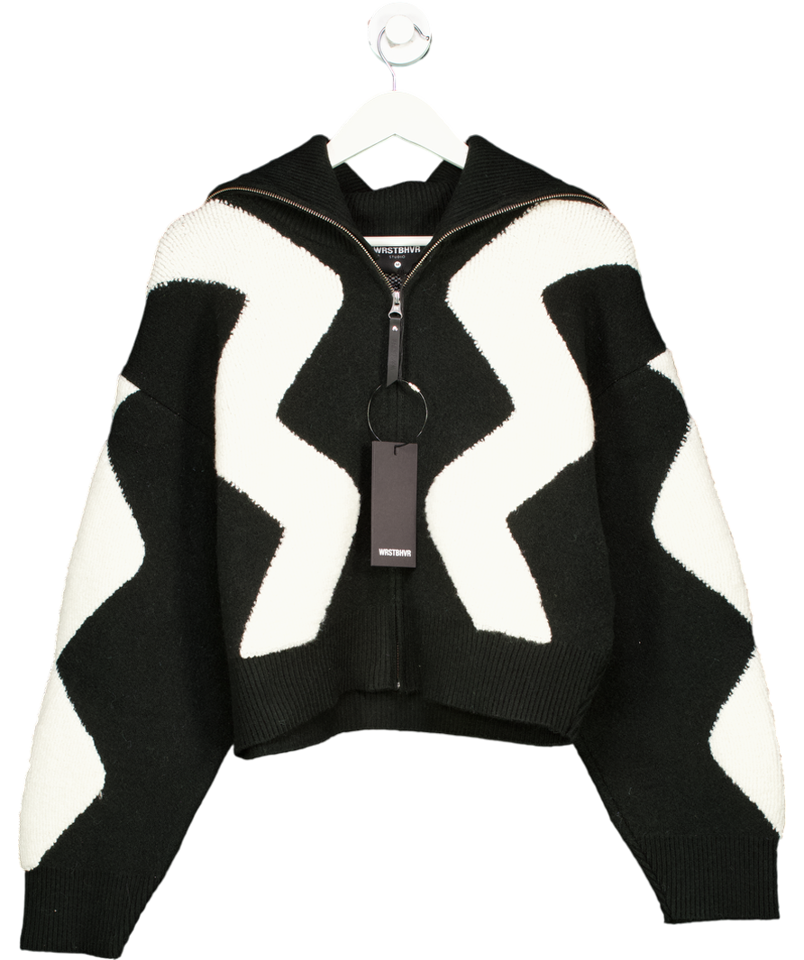 WRSTBHVR Black Banu Knit Jacket UK M