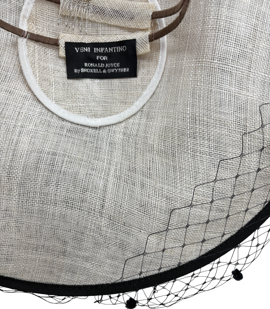 Veni Infantino Cream Snoxall & Gwyther Large Fascinator