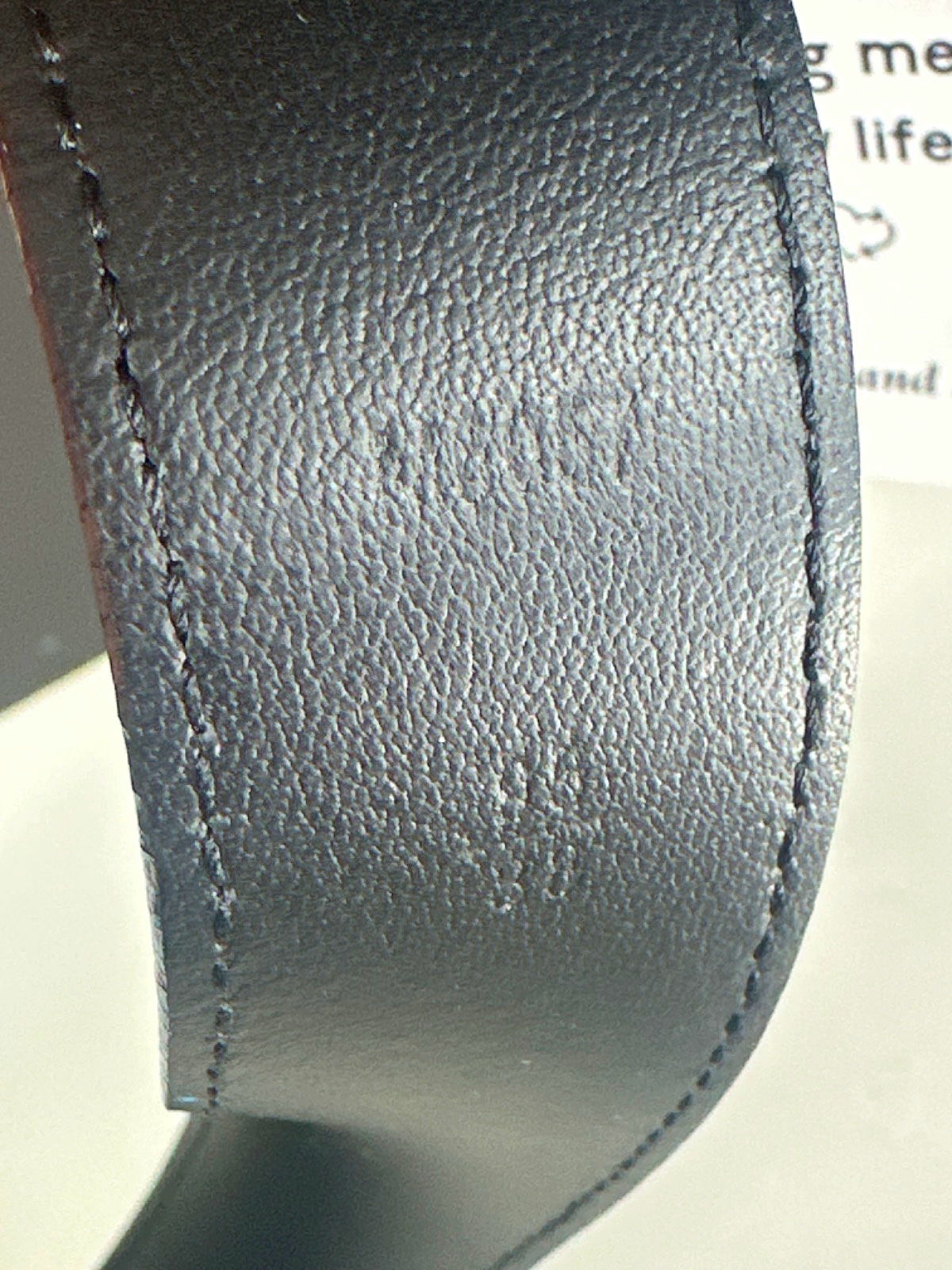 Louis Vuitton Black / Silver LV Damier Graphite Neogram Belt