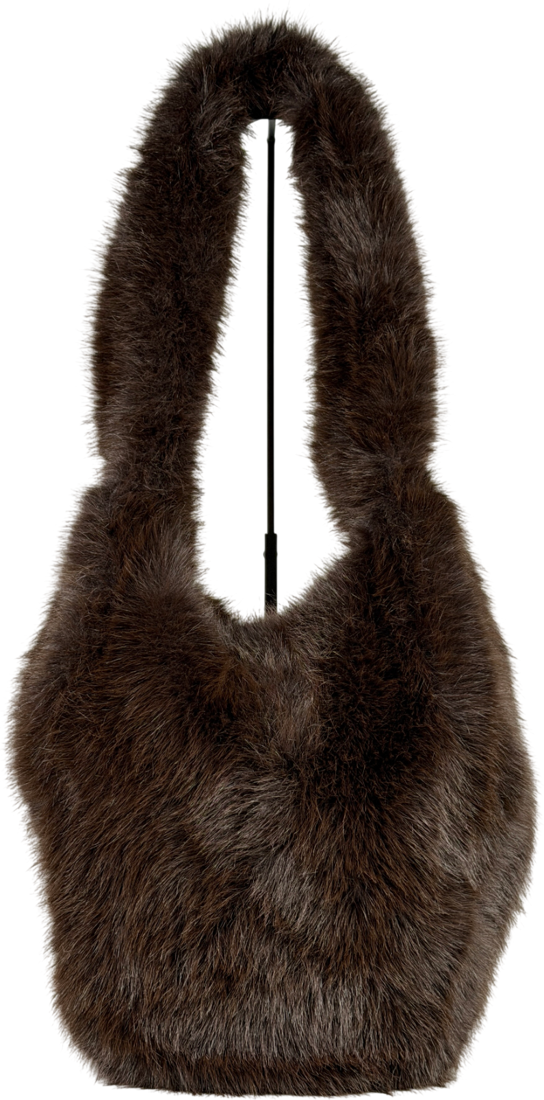 Holzweiler Brown Reiko Furry Tote One Size