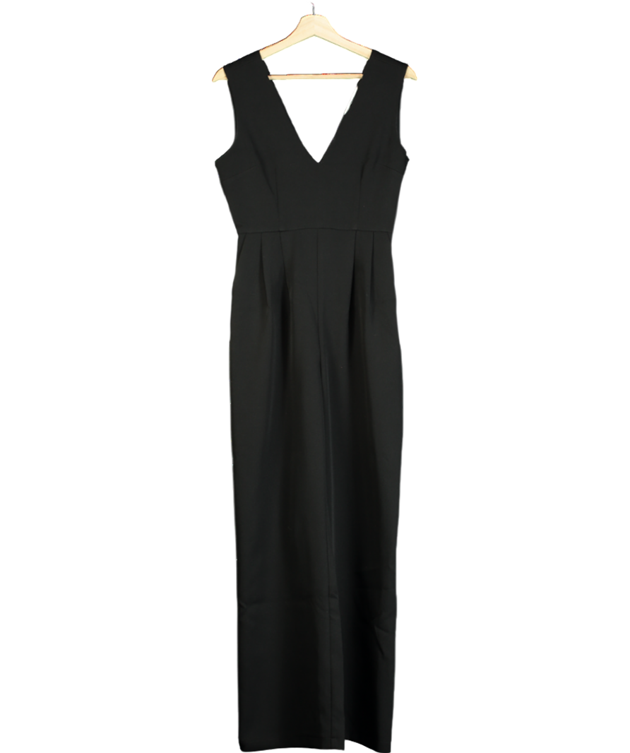 Next Black Bow Back Detail Jumpsuit UK 6