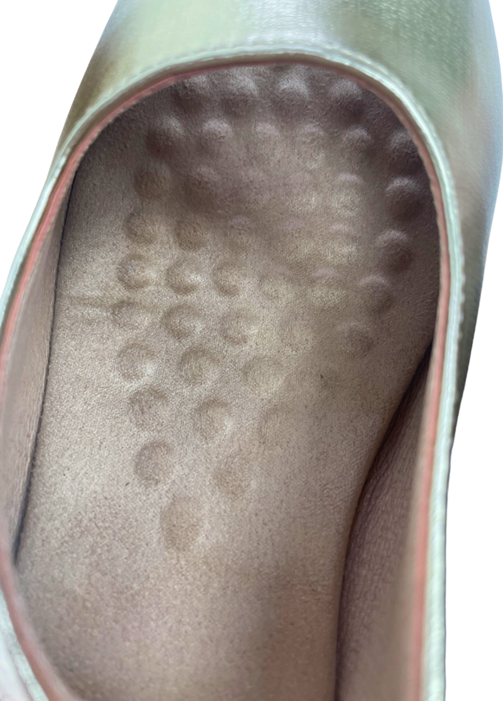 Cushion Walk flexible Comfort padded Gold Wedge Heel Sandals EU 40 UK 7