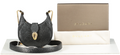 BVLGARI Black Micro Metallic Leather Serpenti Ellipse Cross-body Bag BNIB