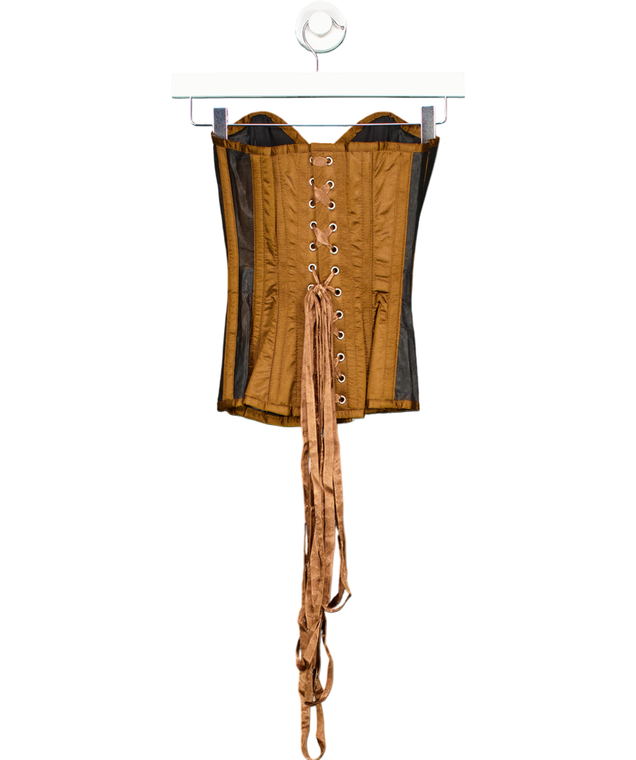 Corset Story Brown Overbust Corset UK XXS